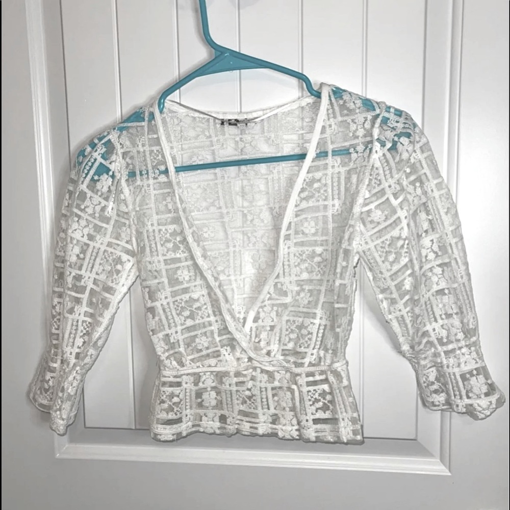 Zara Sheer Top